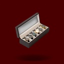 Wood Watch Box Organizer with Glass Display